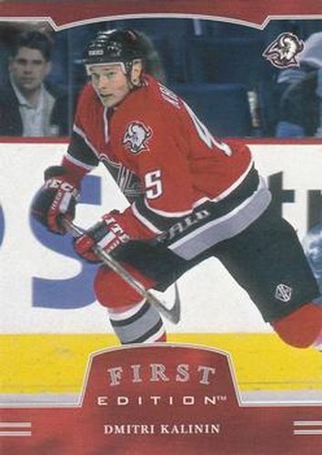 #203 Dmitri Kalinin - Buffalo Sabres - 2002-03 Be a Player First Edition Hockey