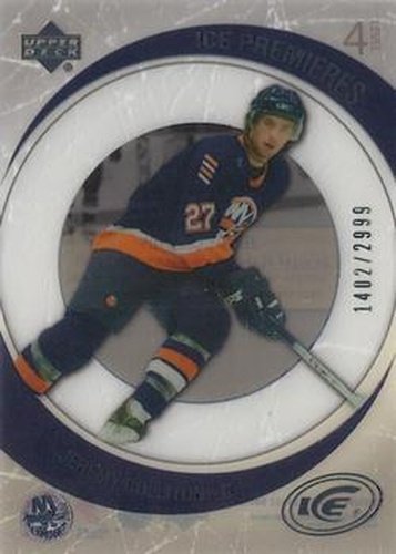 #203 Jeremy Colliton - New York Islanders - 2005-06 Upper Deck Ice Hockey