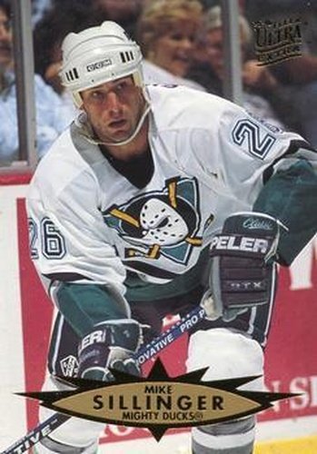 #203 Mike Sillinger - Anaheim Mighty Ducks - 1995-96 Ultra Hockey