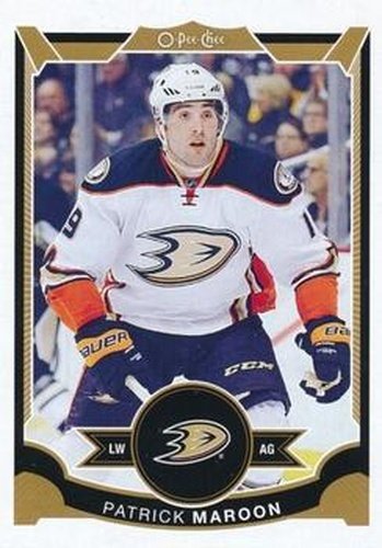 #203 Pat Maroon - Anaheim Ducks - 2015-16 O-Pee-Chee Hockey
