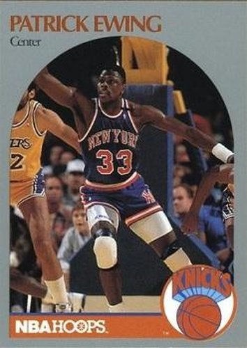 #203 Patrick Ewing - New York Knicks - 1990-91 Hoops Basketball