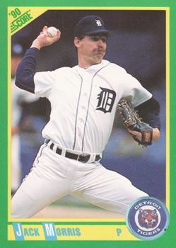#203 Jack Morris - Detroit Tigers - 1990 Score Baseball