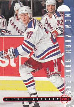 #203 Alexei Kovalev - New York Rangers - 1995-96 Leaf Hockey
