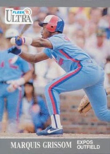 #204 Marquis Grissom - Montreal Expos - 1991 Ultra Baseball