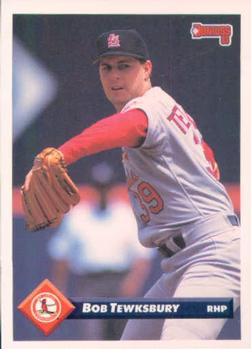 #204 Bob Tewksbury - St. Louis Cardinals - 1993 Donruss Baseball