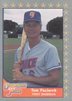 #204 Tom Paciorek - Orlando Juice - 1990 Pacific Senior League Baseball