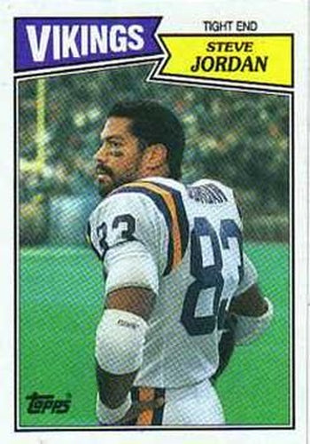 #204 Steve Jordan - Minnesota Vikings - 1987 Topps Football