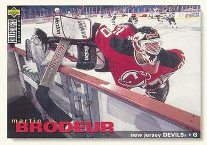 #204 Martin Brodeur - New Jersey Devils - 1995-96 Collector's Choice Hockey