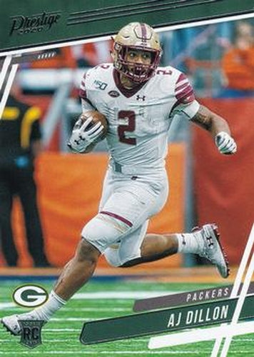 #204 AJ Dillon - Green Bay Packers - 2020 Panini Prestige Football