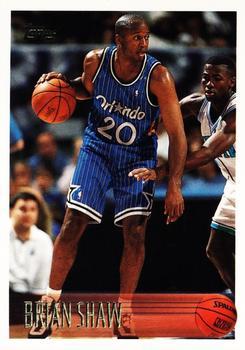#204 Brian Shaw - Orlando Magic - 1996-97 Topps Basketball