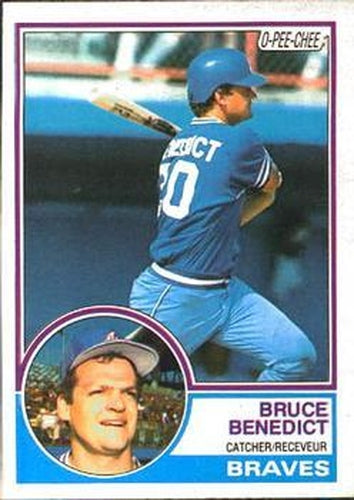 #204 Bruce Benedict - Atlanta Braves - 1983 O-Pee-Chee Baseball