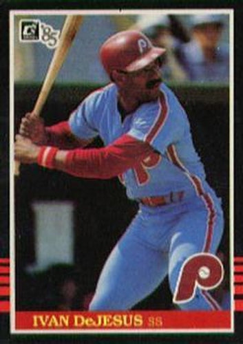 #204 Ivan DeJesus - Philadelphia Phillies - 1985 Donruss Baseball