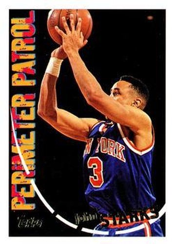 #204 John Starks - New York Knicks - 1994-95 Topps Basketball