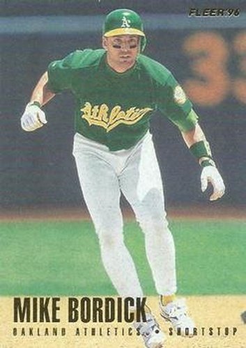 #204 Mike Bordick - Oakland Athletics - 1996 Fleer Baseball