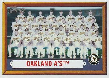 #204 Oakland Athletics - Oakland Athletics - 2006 Topps Heritage Baseball