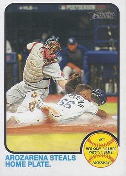 #204 Randy Arozarena - Tampa Bay Rays - 2022 Topps Heritage Baseball