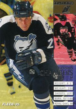 #204 Shawn Chambers - Tampa Bay Lightning - 1994-95 Fleer Hockey