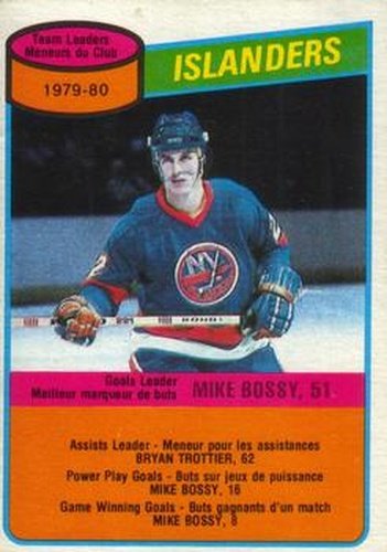 #204 Mike Bossy - New York Islanders - 1980-81 O-Pee-Chee Hockey