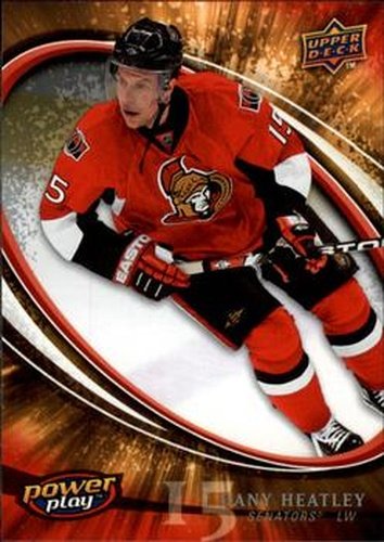 #204 Dany Heatley - Ottawa Senators - 2008-09 Upper Deck Power Play Box Set Hockey