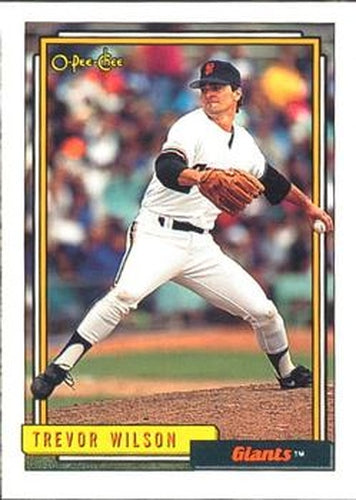 #204 Trevor Wilson - San Francisco Giants - 1992 O-Pee-Chee Baseball