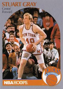 #204 Stuart Gray - New York Knicks - 1990-91 Hoops Basketball
