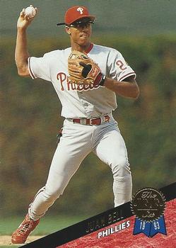 #205 Juan Bell - Philadelphia Phillies - 1993 Leaf Baseball