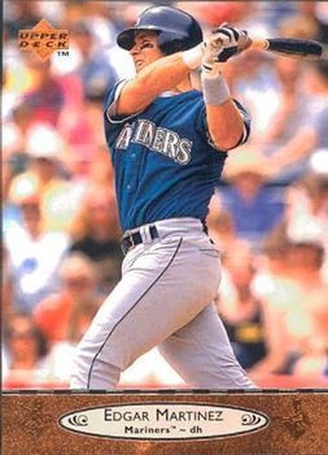 #205 Edgar Martinez - Seattle Mariners - 1996 Upper Deck Baseball
