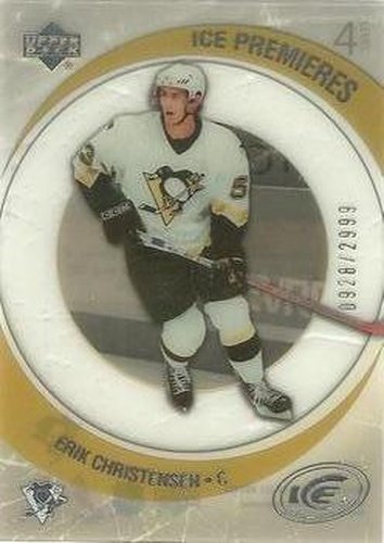 #205 Erik Christensen - Pittsburgh Penguins - 2005-06 Upper Deck Ice Hockey