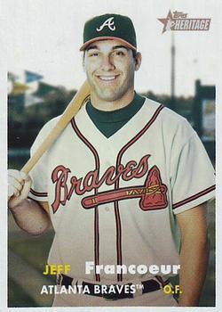 #205 Jeff Francoeur - Atlanta Braves - 2006 Topps Heritage Baseball