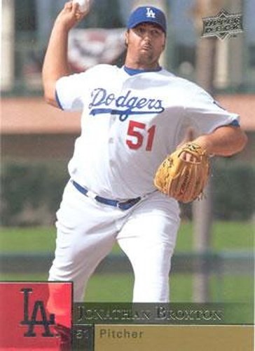 #205 Jonathan Broxton - Los Angeles Dodgers - 2009 Upper Deck Baseball