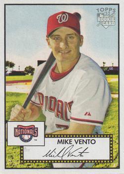 #205 Mike Vento - Washington Nationals - 2006 Topps 1952 Edition Baseball
