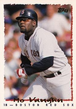 #205 Mo Vaughn - Boston Red Sox - 1995 Topps Baseball