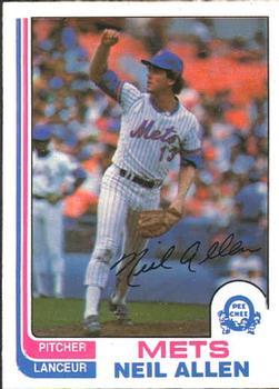 #205 Neil Allen - New York Mets - 1982 O-Pee-Chee Baseball