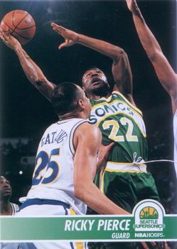 #205 Ricky Pierce - Seattle SuperSonics - 1994-95 Hoops Basketball