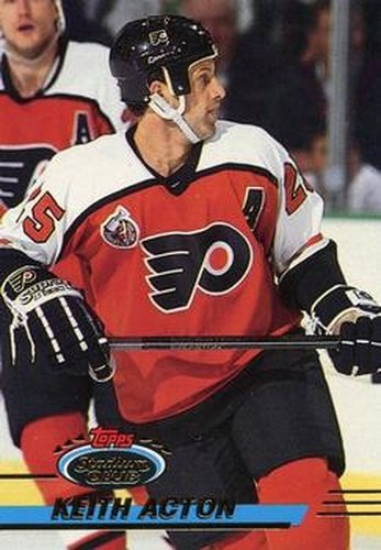 #205 Keith Acton - Philadelphia Flyers - 1993-94 Stadium Club Hockey