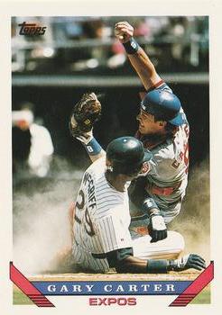 #205 Gary Carter - Montreal Expos - 1993 Topps Baseball