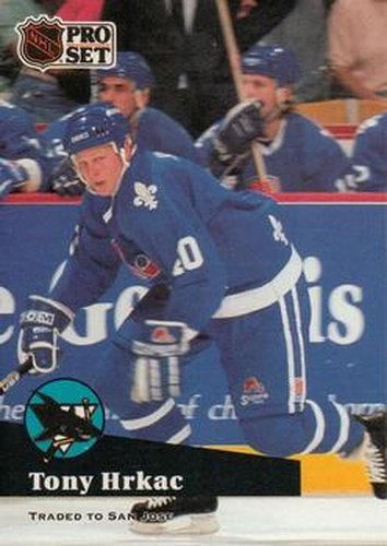 #205 Tony Hrkac - 1991-92 Pro Set Hockey