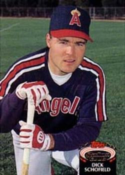 #16 Dick Schofield - California Angels - 1992 Stadium Club Baseball