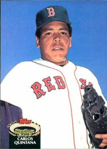 #25 Carlos Quintana - Boston Red Sox - 1992 Stadium Club Baseball
