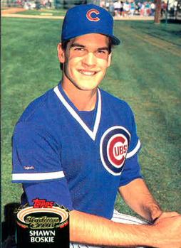 #284 Shawn Boskie - Chicago Cubs - 1992 Stadium Club Baseball