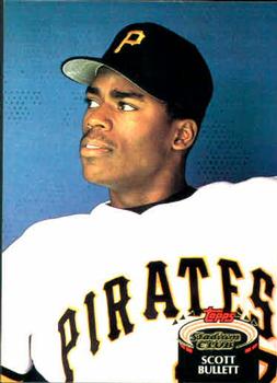 #288 Scott Bullett - Pittsburgh Pirates - 1992 Stadium Club Baseball
