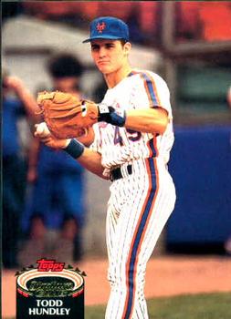 #290 Todd Hundley - New York Mets - 1992 Stadium Club Baseball