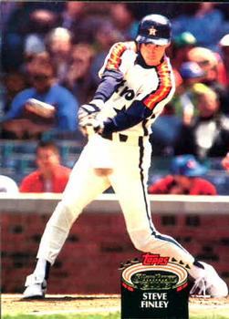#29 Steve Finley - Houston Astros - 1992 Stadium Club Baseball