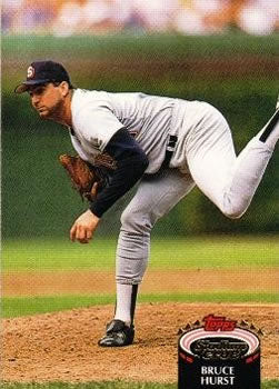 #312 Bruce Hurst - San Diego Padres - 1992 Stadium Club Baseball