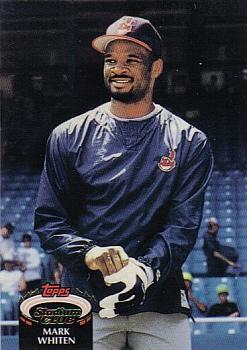 #51 Mark Whiten - Cleveland Indians - 1992 Stadium Club Baseball