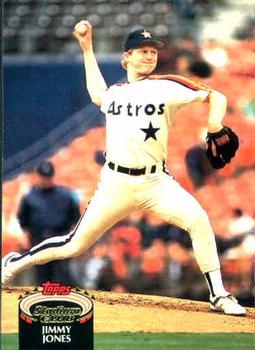 #53 Jimmy Jones - Houston Astros - 1992 Stadium Club Baseball