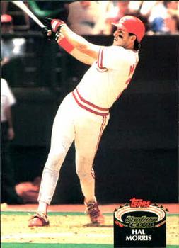 #63 Hal Morris - Cincinnati Reds - 1992 Stadium Club Baseball