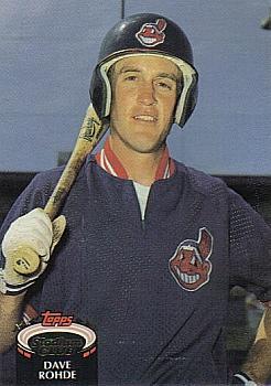 #753 Dave Rohde - Cleveland Indians - 1992 Stadium Club Baseball