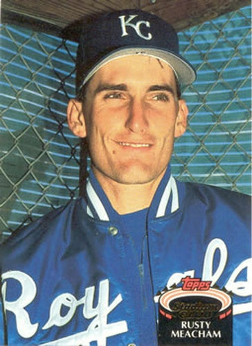 #768 Rusty Meacham - Kansas City Royals - 1992 Stadium Club Baseball