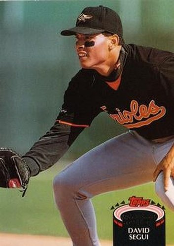 #783 David Segui - Baltimore Orioles - 1992 Stadium Club Baseball